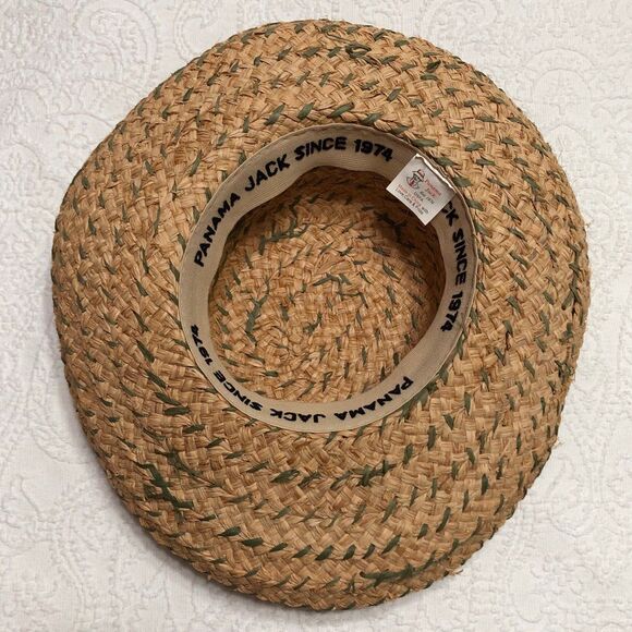 Panama Jack Straw Hat Beach Hat Casual Straw Hat - Picture 4 of 11